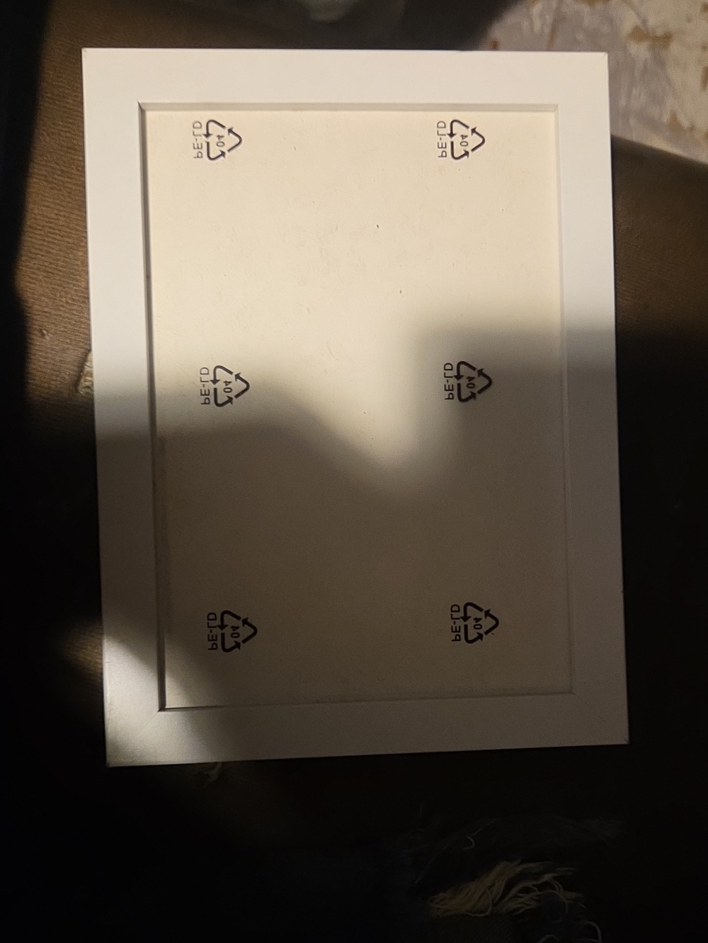 White Photo Frame with Deep Mat Border